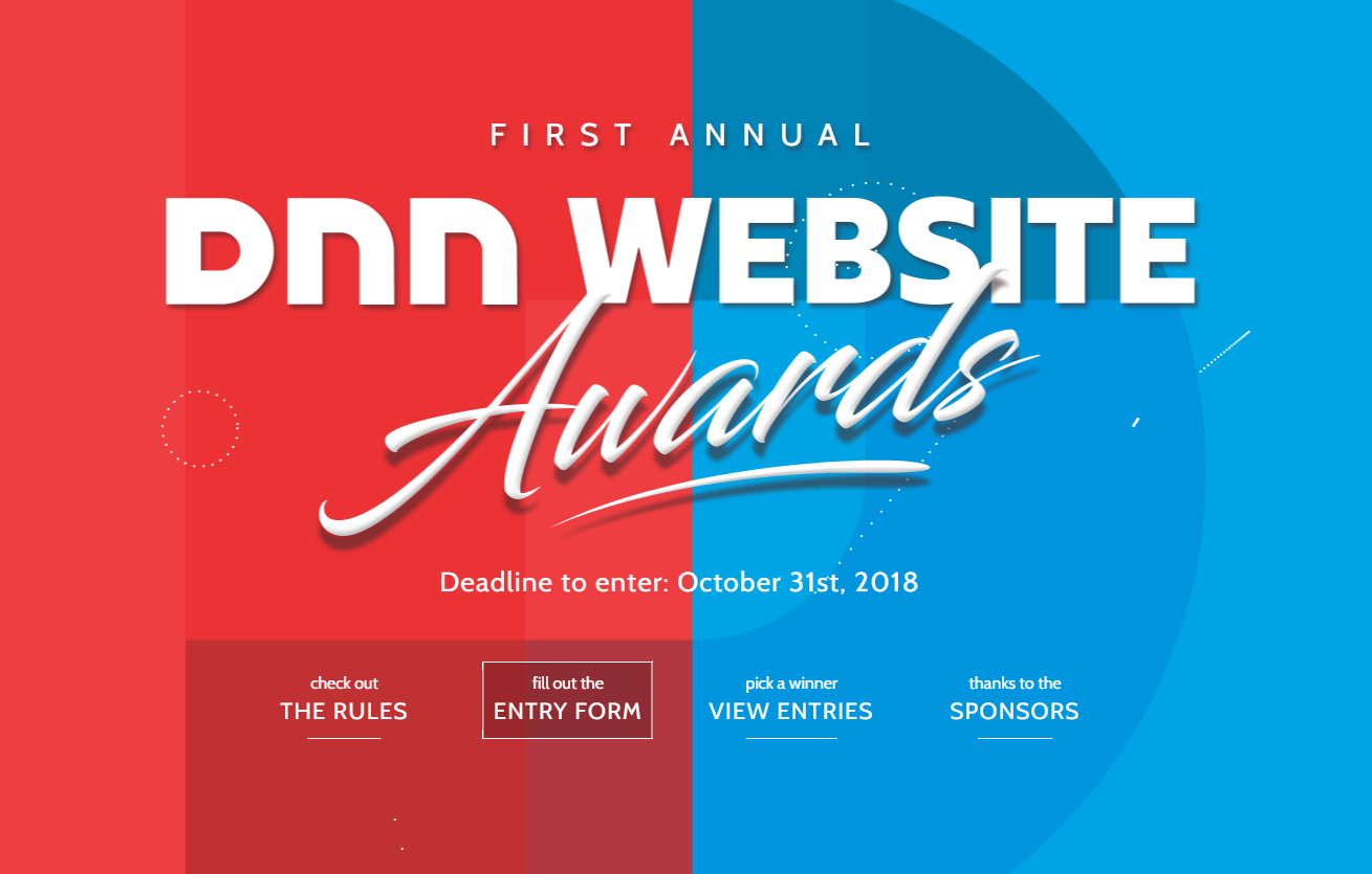 DNN网站奖项截图