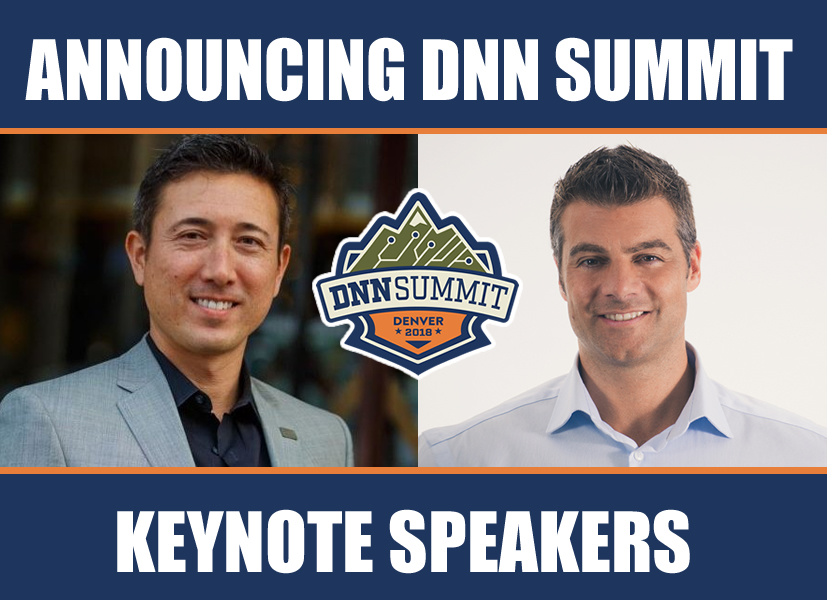 DNN峰会主讲人安迪·特里巴和肖恩·沃克