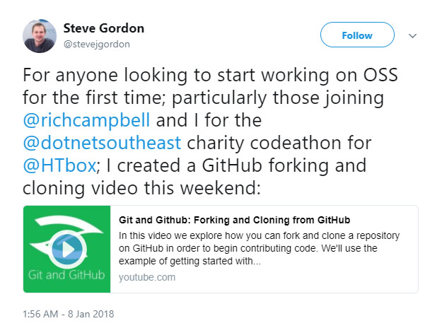 在推特上关注史蒂夫·戈登